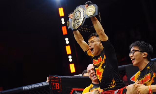 LION Championship 30: Lê Văn Tuần hạ gục 'Kim mao sư vương', thống trị hạng 56kg