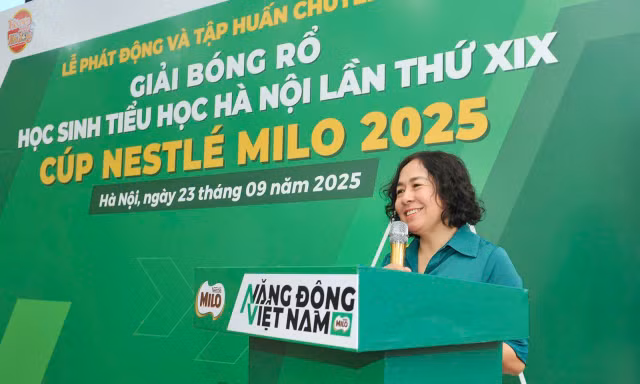 Lan tỏa phong trào thể thao học đường từ Giải bóng rổ tiểu học Hà Nội 2025