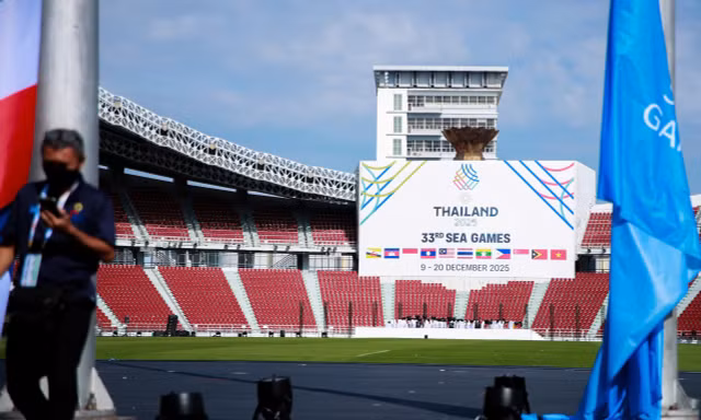 Ngắm sân vận động Rajamangala : 'Trái tim' rực sáng của SEA Games 33