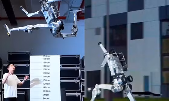 Robot có thể nhảy cao 2 mét và chạy với tốc độ 45 km/h