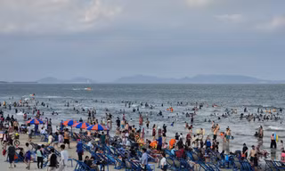 Biển Vũng Tàu 'ken đặc' du khách 