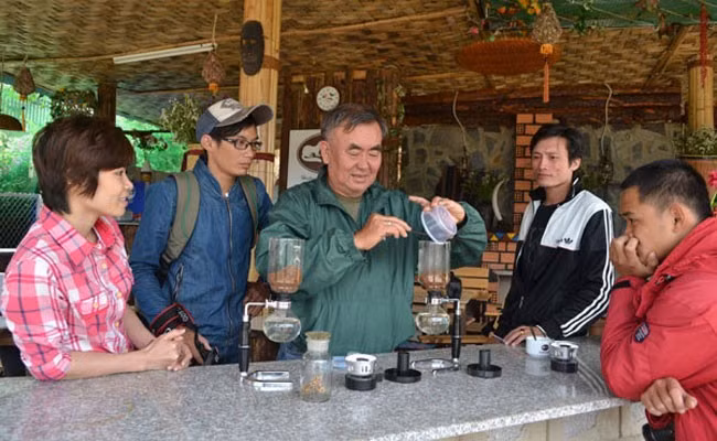 Cà phê chồn Đà Lạt xuống Sài Gòn