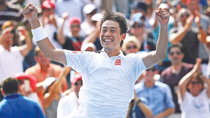 Kei Nishikori đang hướng tới mục tiêu giành Grand Slam và đánh chiếm ngôi vị số một thế giới. Ảnh: Getty Images.