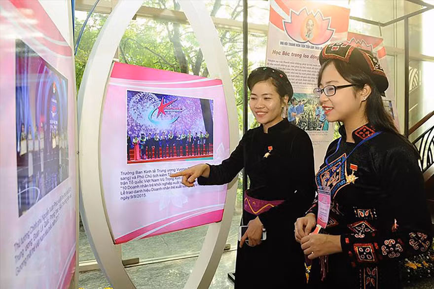 Các đại biểu thanh niên tiên tiến làm theo lời Bác tại Đại hội lần thứ V năm 2018. Ảnh: Xuân Tùng