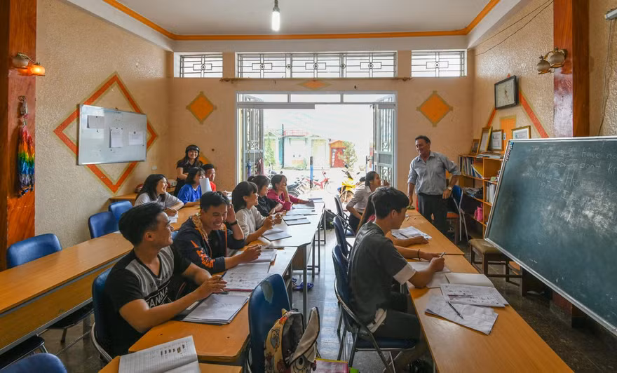 Lớp học tiếng Anh của Sa Pa O Châu