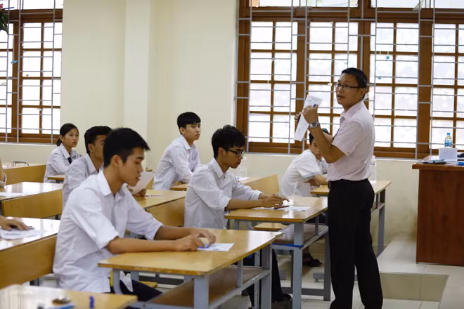 Thí sinh dự thi THPT quốc gia 2018. ảnh: Như Ý 