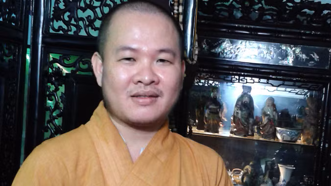 Sư thầy Thích Minh Thông.