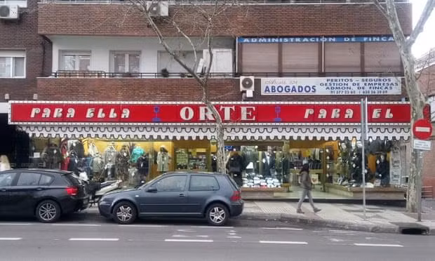 Cửa hàng quần áo Orte ở Madrid trước đây