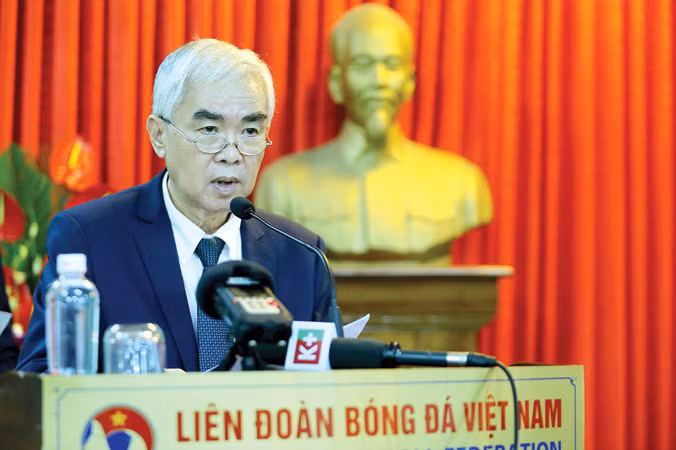 Có 4 ứng viên cho chiếc ghế Chủ tịch VFF khoá 8 mà ông Lê Hùng Dũng để lại sau khi kết thúc nhiệm kỳ 7. Ba trong số đó thuộc thẩm quyền quản lý của Bộ VH-TT&DL. Ảnh: VSI.