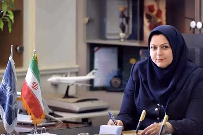 Tổng giám đốc Iran Air Farzaneh Sharafbafi.