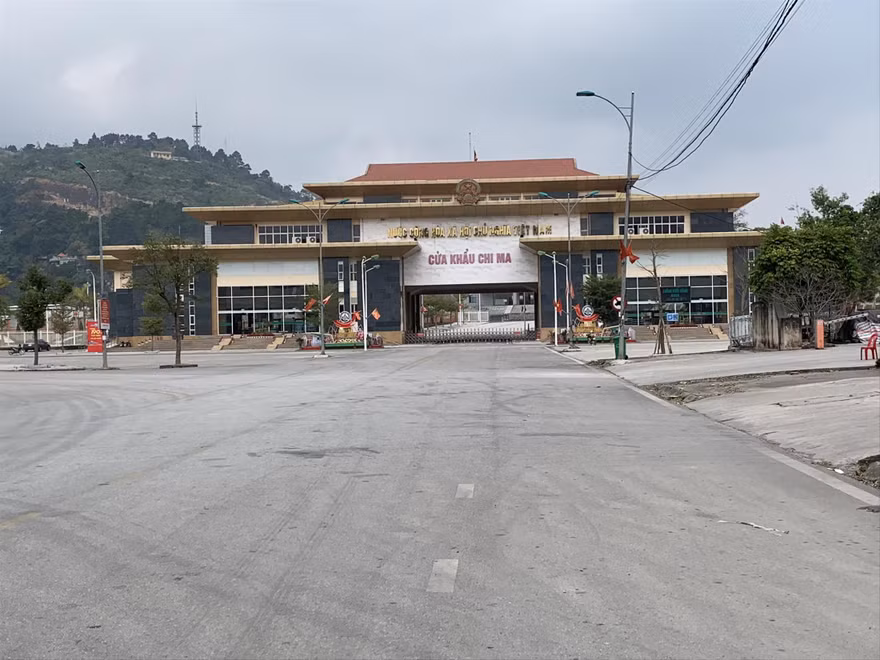 Cửa khẩu Chi Ma đột ngột ngừng thông quan từ 8/12 đến nay. Ảnh: Duy Chiến 