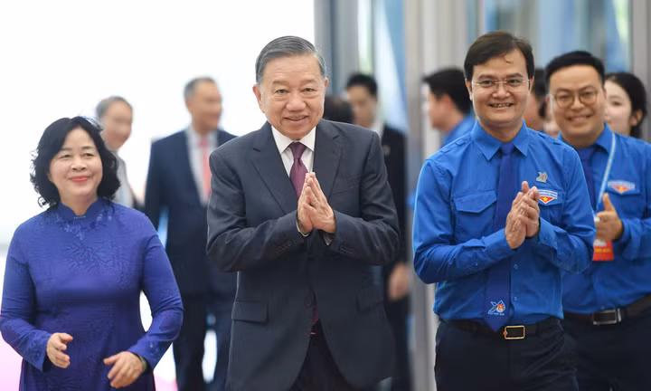 Tổng Bí thư, Chủ tịch nước Tô Lâm dự phiên Trọng thể Đại hội Đoàn toàn quốc lần thứ XIII