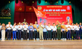 Đội Công An TPHCM xuất quân tham dự V-League 2025/26