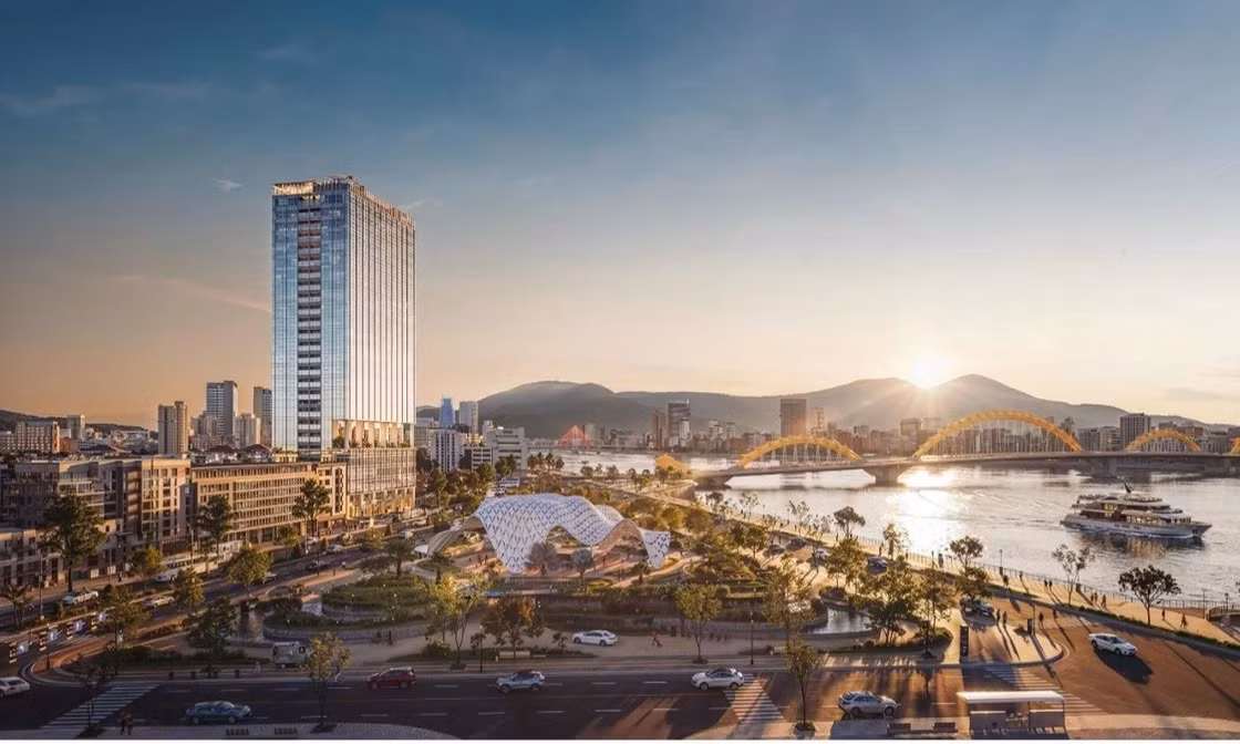 Phối cảnh dự án tại trung tâm thành phố. Ảnh: M Riverside Danang