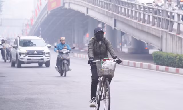 7 tỉnh, thành miền Bắc ô nhiễm không khí hôm nay