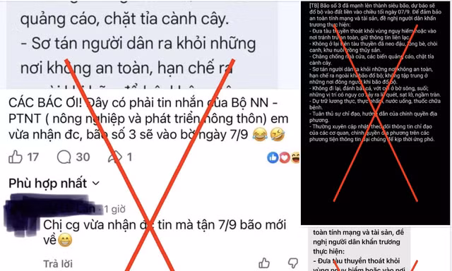 Vì sao một số thuê bao di động bỗng nhận tin nhắn cảnh báo siêu bão?