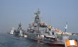 Tàu chiến Nga căn cứ hải quân ở Sevastopol. Ảnh: Kommersant