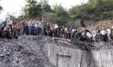 Hiện trường vụ sập mỏ than ở Golestan, bắc Iran.