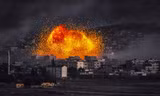 Mỹ không kích IS thâu đêm, đạn bom xé trời Kobani