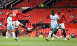 Bàn thắng của Mason Greenwood giúp M.U chiếm lợi thế trước Leicester City.