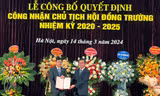 Trao quyết định bổ nhiệm Chủ tịch Hội đồng trường Trường Đại học Sư phạm Hà Nội cho PGS Nguyễn Văn Hiền