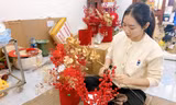 Sinh viên kiếm tiền thời Tết