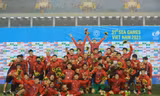 HCV tại SEA Games 31 sẽ là điểm tựa cho bước phát triển mới của bóng đá Việt Nam. Ảnh: Như Ý 