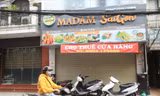 Hàng quán ở Hà Nội đóng cửa để phòng chống dịch COVID-19. Ảnh: Trọng Tài 