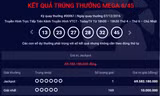 Thông báo kết quả quay thưởng trên website Vietlott ngày 7/12. Ảnh chụp màn hình