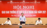Phó Chủ tịch Thường trực UBND thành phố Hà Nội Lê Hồng Sơn kết luận hội nghị
