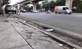 Hà Nội: Vỉa hè lát đá 'trăm tỷ' đường Nguyễn Trãi hư hỏng, vỡ vụn
