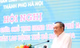 Chủ tịch Hà Nội Trần Sỹ Thanh nói về 'món nợ' với công nhân lao động