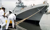 Hải quân Ấn Độ từng mua INS Trishul, tàu khu trục lớp Talwar, do Nga sản xuất trước khi ký hợp đồng mua chiến hạm lớp Grigorovich. Ảnh: AFP