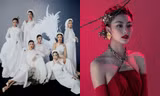 Hoa hậu Xuân Hạnh đọ sắc cùng "hội chị em Hoàn vũ" trong bộ ảnh Tết Giáp Thìn