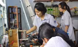 Học sinh thích mê khi được học hàn mạch điện, thiết kế bản mạch miễn phí trong kỳ nghỉ hè
