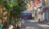 Gia đình tổ chức đám tang cho nạn nhân. Ảnh: Duy Chiến 