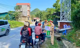 Điểm phát nước miễn phí ở huyện Thạch An, Cao Bằng. Ảnh: CL
