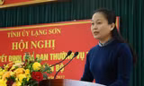 Lạng Sơn lần đầu tiên có nữ Bí thư Thành ủy