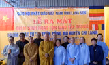 Lễ ra mắt điểm sinh hoạt tôn giáo tập trung tại Đồng Mỏ, huyện Chi Lăng -Ảnh: DC