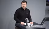 Tổng thống Ukraine Volodymir Zelensky phát biểu trước Quốc hội Đức ngày 11/6. (Ảnh: dpa)