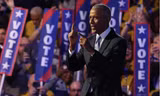 Cựu Tổng thống Barack Obama phát biểu tại Đại hội toàn quốc của đảng Cộng hoà. (Ảnh: Reuters)
