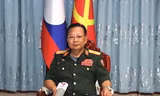 Đại tướng Chansamone Chanyalath, Phó Thủ tướng, Bộ trưởng Bộ Quốc phòng Lào. (Ảnh: KLP)