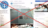 Một trang trên mạng xã hội Facebook lợi dụng logo của BHXH Việt Nam để thu mua sổ BHXH của người lao động