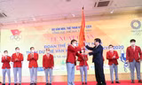 Đoàn thể thao Việt Nam tham dự Olympic Tokyo 2020 với mục tiêu đoạt huy chương. (ảnh Lượng Quý)