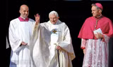 Cựu Giáo hoàng Benedict khi còn đương nhiệm năm 2014. (Ảnh: Reuters)