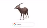 Sao La - động vật quý hiếm bậc nhất của Việt Nam được số hóa trên Google Tìm Kiếm