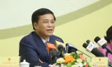 Văn phòng Quốc hội họp báo trước kỳ họp. Ảnh: như ý
