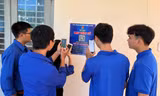 Mô hình “Thư viện số” của Đoàn phường An Bình (thị xã Buôn Hồ, tỉnh Đắk Lắk). Ảnh: N.T