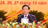 Đồng chí Phạm Bình Minh, Ủy viên Bộ Chính trị, Phó Thủ tướng Chính phủ, Bộ trưởng Ngoại giao chỉ đạo tại Đại hội.