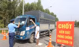 Một chốt kiểm soát trên địa bàn tỉnh Vĩnh Phúc. Ảnh: Thế Hùng